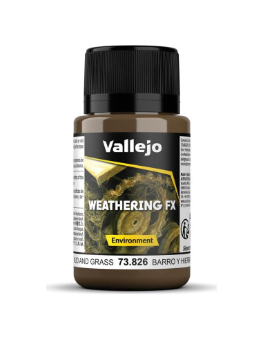 Kit de Pintura Vallejo Efecto Barro y Hierba 40ml
