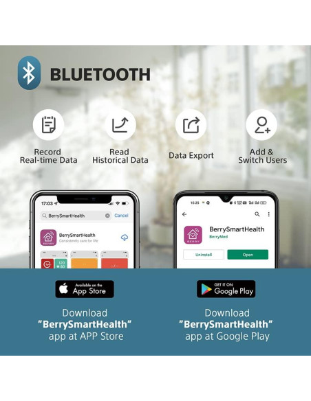 Oxímetro de Pulso Bluetooth Pepultech 2000A para Adultos