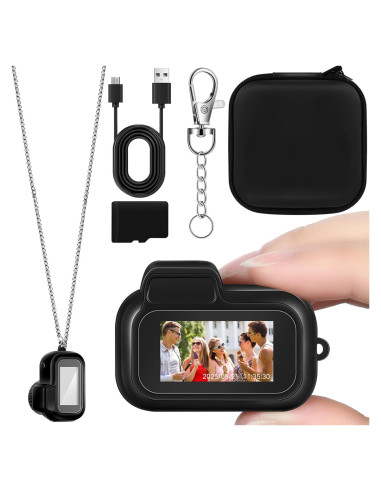 Mini Cámara de Llavero Relaxweex 1080p 16GB Portátil