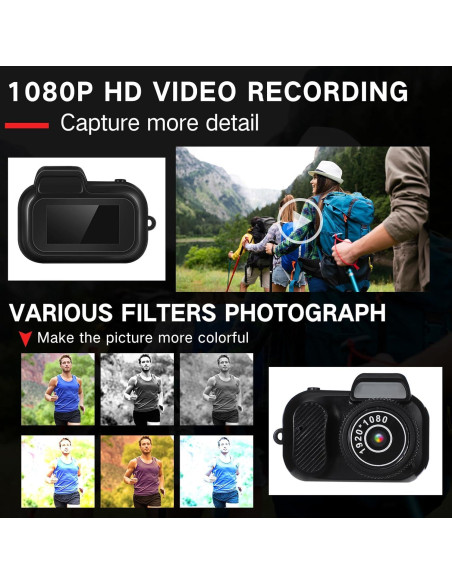 Mini Cámara de Llavero Relaxweex 1080p 16GB Portátil