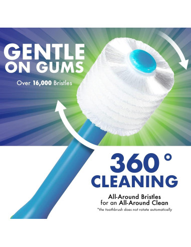 Cepillo de dientes Brilliant Oral Care para niños 3 unidades