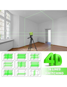 Nivel Láser 360 Autonivelante CinusLinus con Trípode 120cm 2