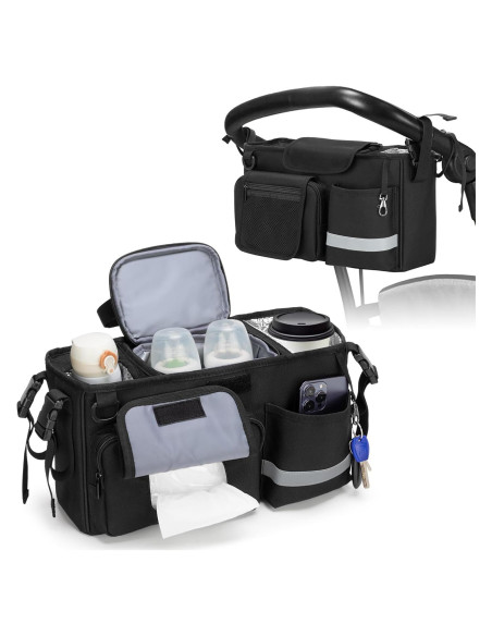 Organizador de Consola para Padres WONDERFOLD W&X, Negro