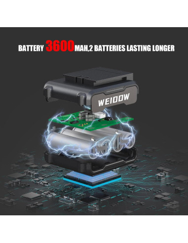 Nivel Láser Verde 4D WEIDDW con Trípode y Accesorios