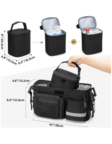 Organizador de Consola para Padres WONDERFOLD W&X, Negro