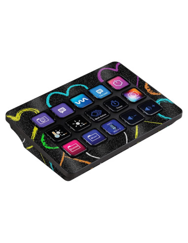 Piel Brillante MightySkins para Elgato Stream Deck MK.2 - Corazones