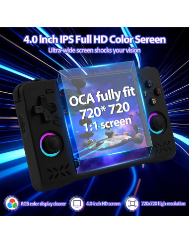 Consola de Juegos Portátil EraVortx XF40H 128GB Pantalla IPS 4"