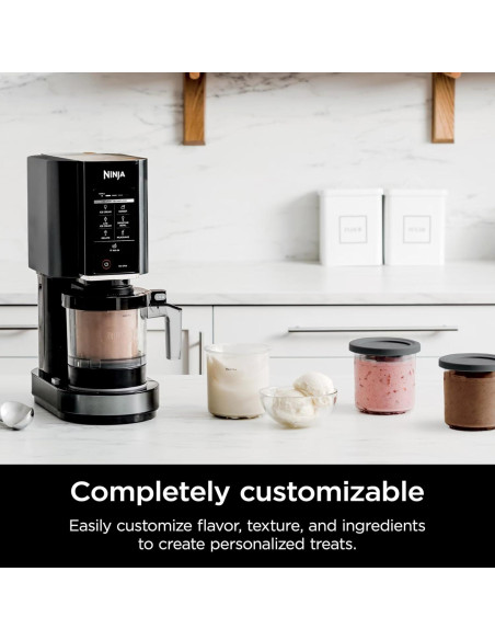 Ninja CREAMi Fabricante de Helados 7 Programas 3 Pintas