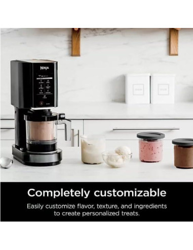 Ninja CREAMi CN315A Fabricante de Helados 7 Programas 0.45L