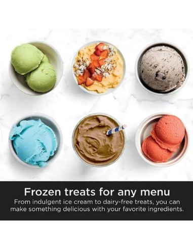 Ninja CREAMi CN315A Fabricante de Helados 7 Programas 0.45L