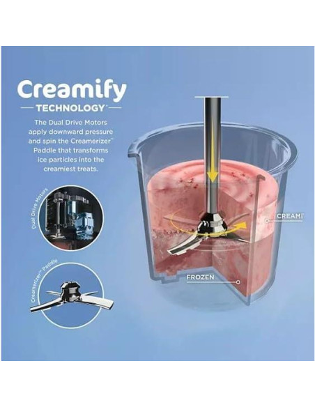 Ninja CREAMi CN315A Fabricante de Helados 7 Programas 0.45L