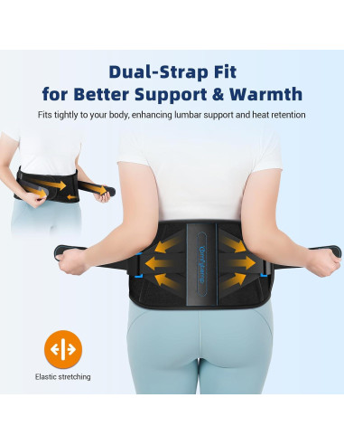 Almohadilla Térmica Inalámbrica Comfytemp 132 cm Soporte Lumbar