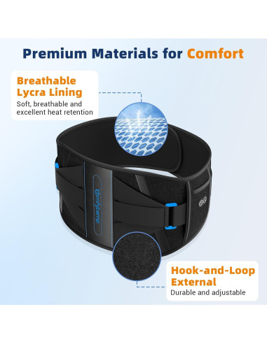 Almohadilla Térmica Inalámbrica Comfytemp 132 cm Soporte Lumbar