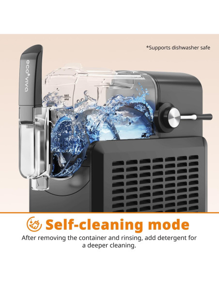 Máquina de Slushie Ecoviva ECO-401CS 88 oz Pantalla Color