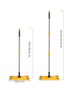 Mopa plana ajustable Qimedo YD-QJS1804SS-PRO1 con 2 almohadillas 2
