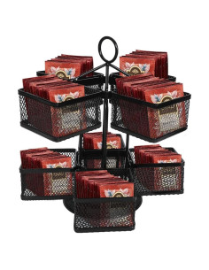 Organizador de Bolsas de Té Giratorio Derkerry 96 Compartimentos