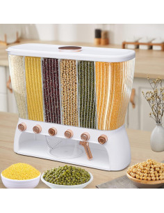 Dispensador de Alimentos Secos 10kg GydsgorUS 6 Compartimentos 2