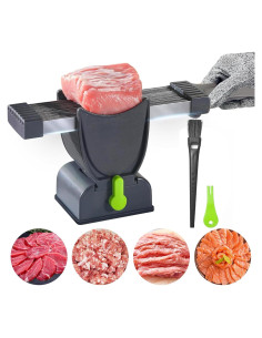 Cortadora de Carne Manual NIOSAV con Cuchillas 2MM/4MM