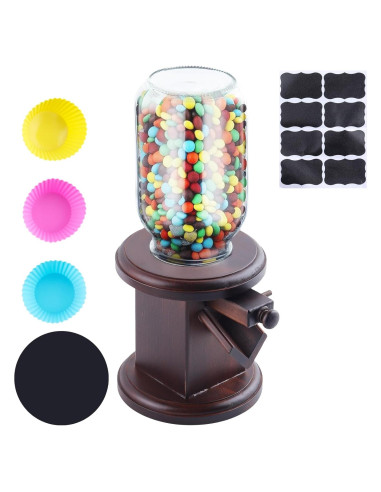 Dispensador de Dulces de Madera Wunzkii 1.89L Rectangular