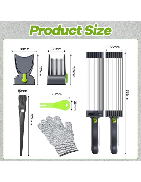 Cortadora de Carne Manual NIOSAV con Cuchillas 2MM/4MM