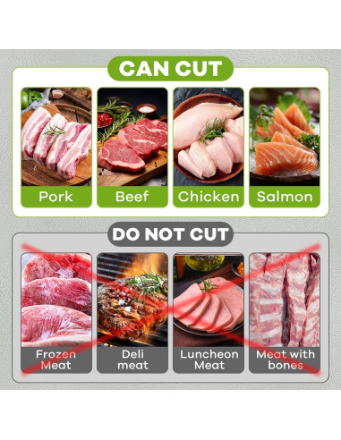 Cortadora de Carne Manual NIOSAV con Cuchillas 2MM/4MM