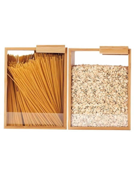 Contenedores de Almacenamiento de Alimentos BABRI 3L - 2 Piezas Contenedores de Almacenamiento de Alimentos BABRI 3L - 2 Piezas