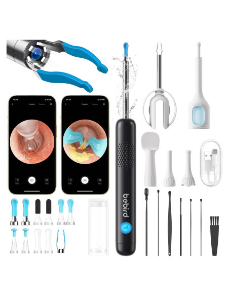 Limpiador de Oído Bebird R1 Ultra con Cámara y Pinzas