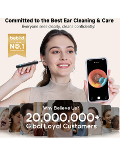 Limpiador de Oído Bebird R1 Ultra con Cámara y Pinzas 2