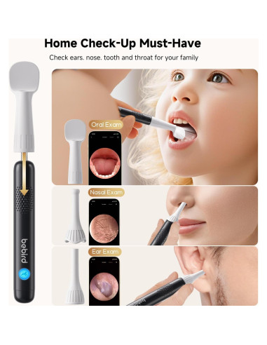 Limpiador de Oído Bebird R1 Ultra con Cámara y Pinzas