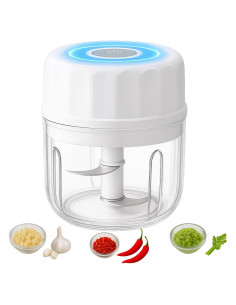 Picadora de Ajo Eléctrica ELEGANT AURA Mini 250ml Inalámbrica