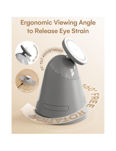 Estación de Carga Inalámbrica 4 en 1 ZeeHoo con Luz LED