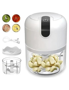 Picador de Ajo Eléctrico Genérico Pro Grind Recargable USB 198g
