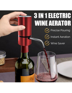 Dispensador de Vino Eléctrico LUCYLANKER con Aerador y Bomba 2