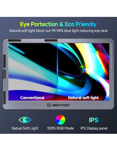 Maxfree F1 Extensor de Pantalla Portátil 14" FHD 1080p