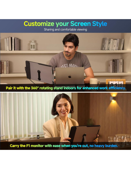 Maxfree F1 Extensor de Pantalla Portátil 14" FHD 1080p