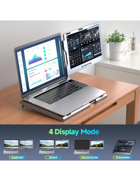 Maxfree F1 Extensor de Pantalla Portátil 14" FHD 1080p