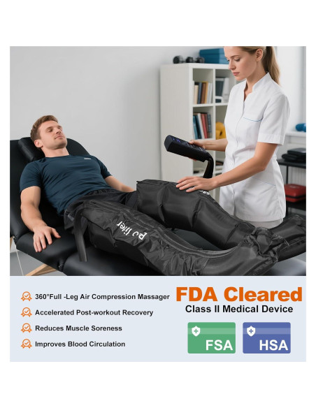 Masajeador de Piernas Bao Liter FE-7204B Compresión Aire 4D Masajeador de Piernas Bao Liter FE-7204B Compresión Aire 4D