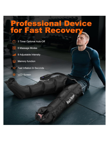 Masajeador de Piernas Bao Liter FE-7204B Compresión Aire 4D