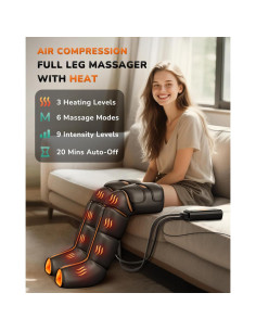 Masajeador de Piernas con Calor y Compresión Xiamen FE-7229 2