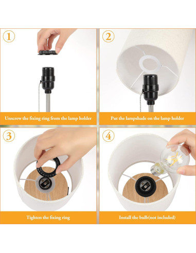 Juego de 2 Lámparas de Mesa Lakumu con Puertos USB Beige