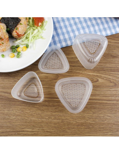 Conjunto de 6 Moldes de Sushi Triangulares Hemoton - DIY