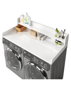 Encimera de Lavadora y Secadora BigPonPon 2 Niveles Blanca