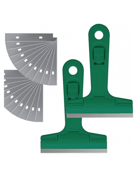 Raspador de Vidrio Jinhong 5.5" con 20 Cuchillas de Acero