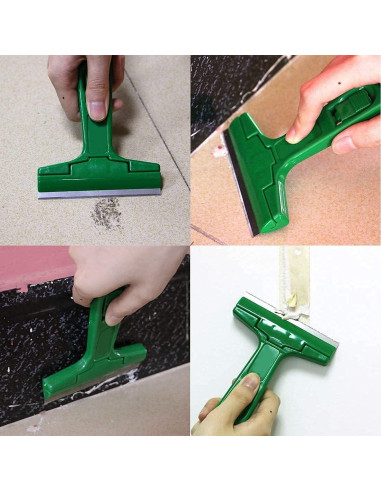 Raspador de Vidrio Jinhong 5.5" con 20 Cuchillas de Acero