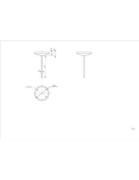 Termómetro Digital de Carne Mr WEI a Prueba de Agua 11.68 cm