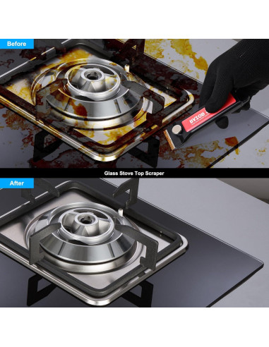 EHDIS Raspador de Cuchilla Metálica 2PCS con 20 Repuestos