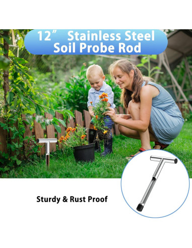 Sonda de Muestreo de Suelo ForoGore 30 cm Acero Inoxidable