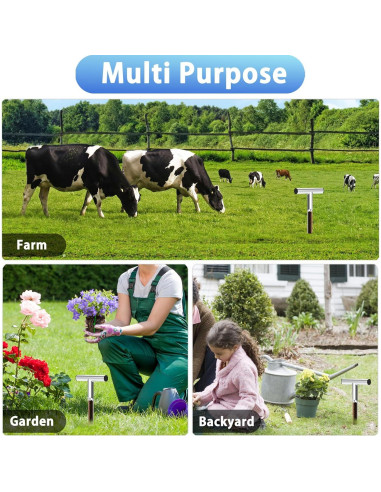 Sonda de Muestreo de Suelo ForoGore 30 cm Acero Inoxidable