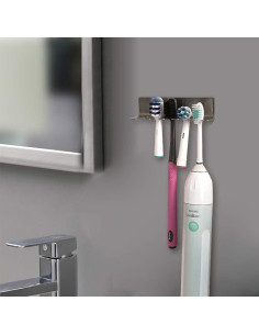 Soporte de Cepillos de Dientes Ytuomzi Acero Inoxidable 5 Compartimentos 2