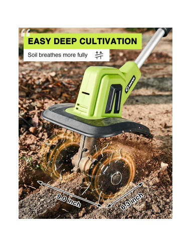 Cultivador eléctrico inalámbrico Saker SK-TC18B 22V 6.83 kg